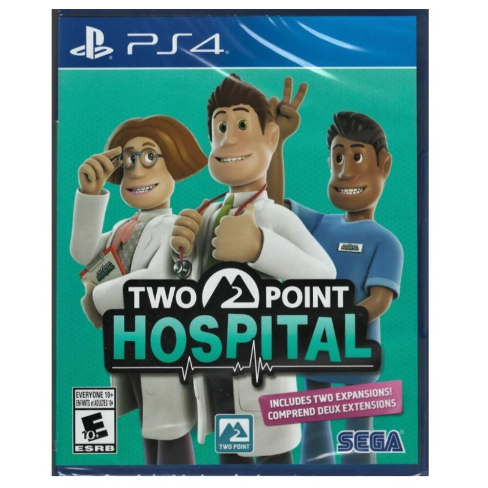 NEW Two Point Hospital PS4 Sealed PlayStation 4 NWT (includes two expansions)